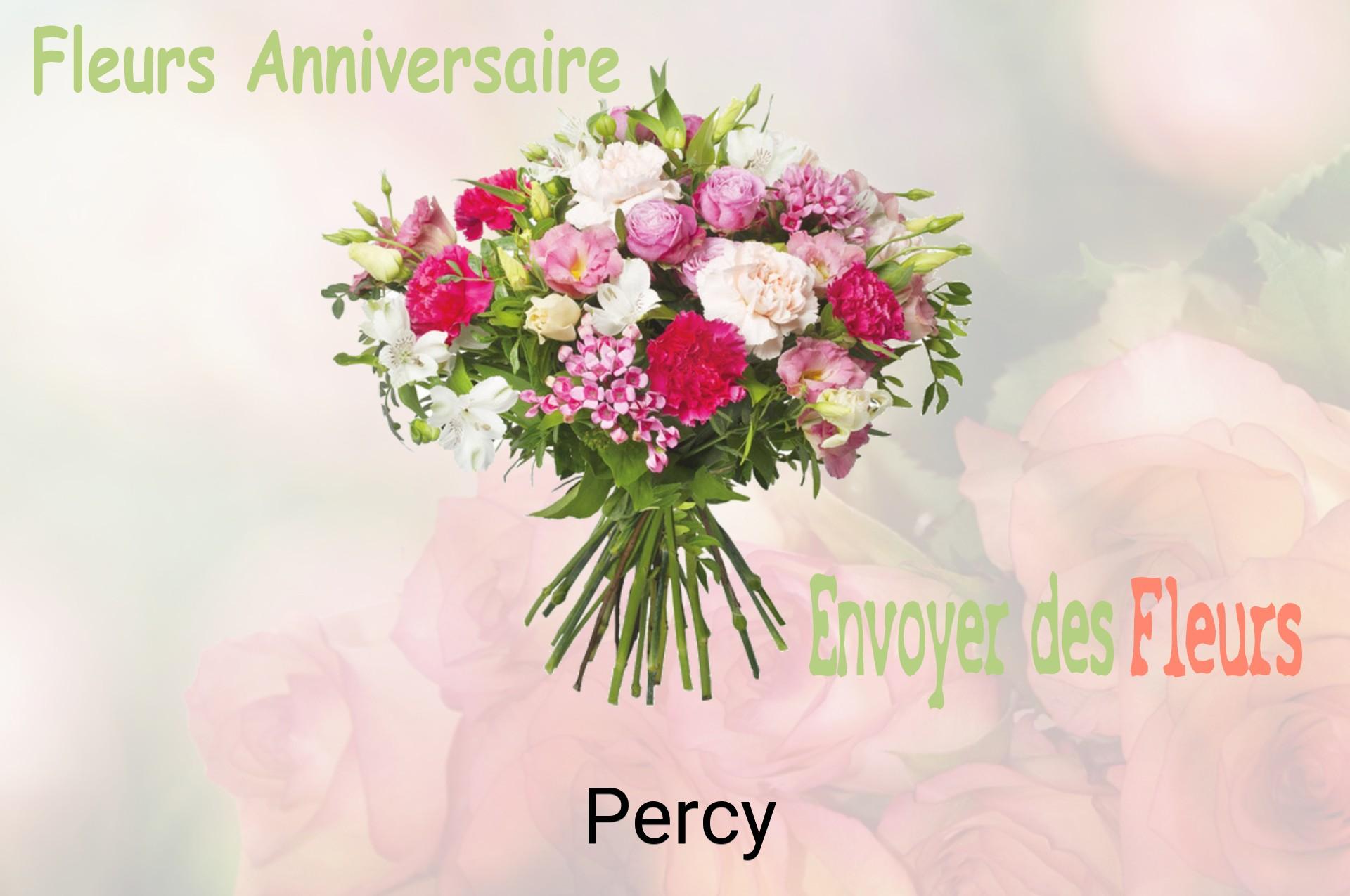 Bouquet de fleurs d’anniversaire livré à Percy